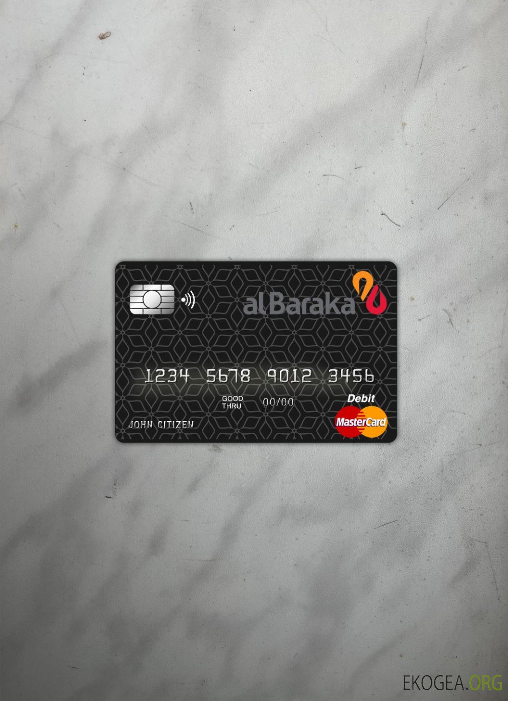 Bahreïn Al Baraka banque master card photolook recto